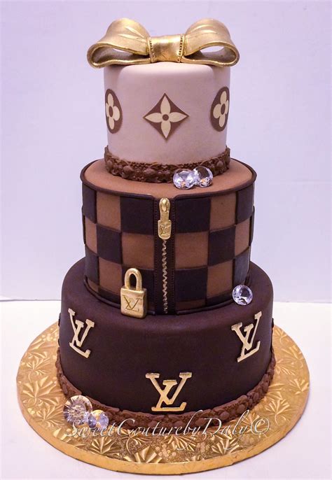 Más de 55 ideas de pasteles temáticos de Louis Vuitton.